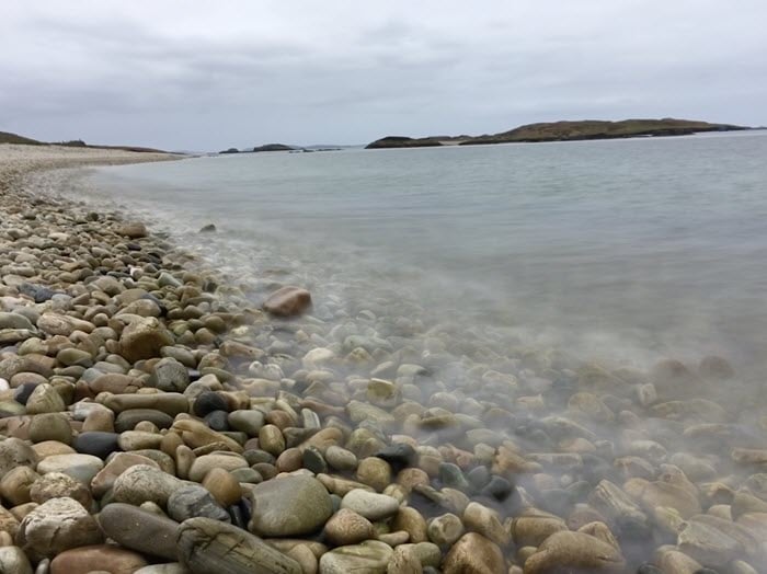 A view from the beach in Ireland